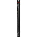 Rod bar for extendable shower curtain or bathtub without drilling in Aluminum KRETA 75-125cm Black Titan Spirella
