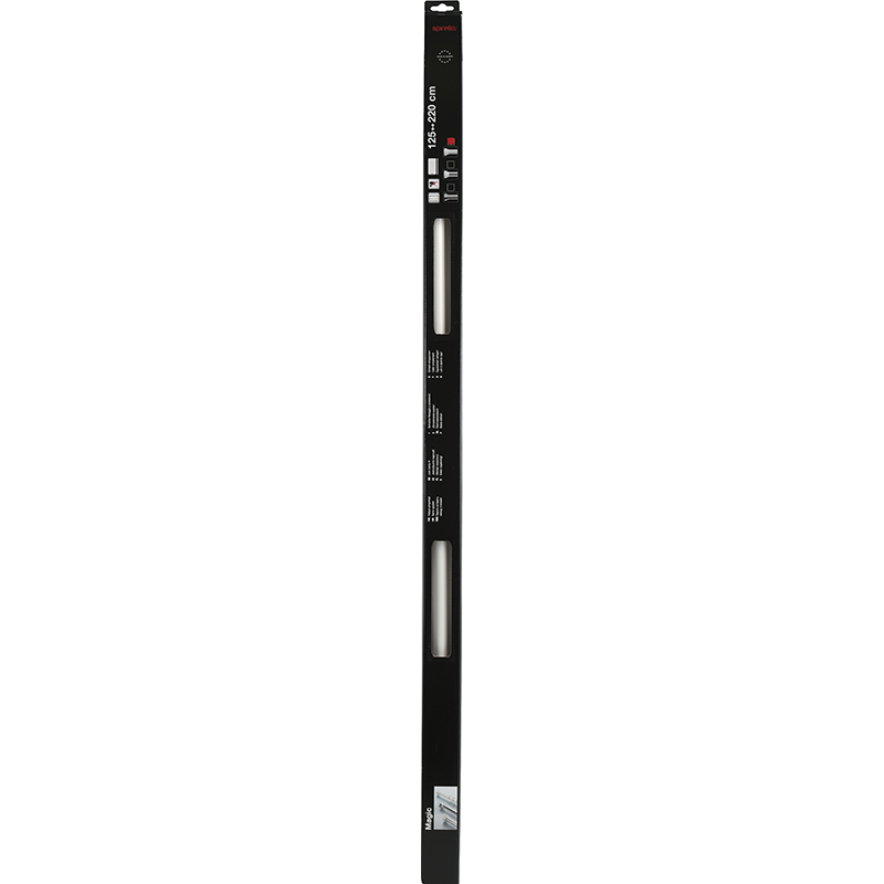 Asta per Tenda doccia o vasca estensibile senza forare in Alluminio MAGIC 125-220cm Bianco Spirella