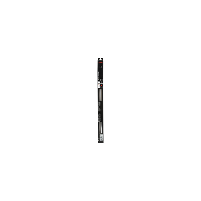 Rod bar for extendable shower curtain or bathtub without drilling in Aluminum MAGIC 75-125cm Shiny finish Spirella