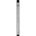 Barre tringle pour rideau de douche ou baignoire extensible sans perçage en Alu SURPRISE 75-125cm Blanc Spirella