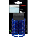 Lot de 12 anneaux pour rideaux de douche C-MINOR Bleu Ciel Spirella