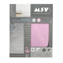 Abattant wc MDF CLEO Rose Poudré - Charnières Inox MSV