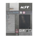 MSV WC-Sitz MDF CLÉO Anthrazitgrau - Edelstahlscharniere