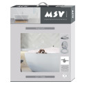 MSV WC-Sitz MDF CARDIFF Grau - Edelstahlscharniere