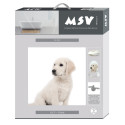 Sedile WC MDF Cane SCOTT Beige - Cerniere MSV in acciaio inox