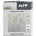 Tapa de Inodoro MDF Gris - Bisagras de Acero Inoxidable MSV