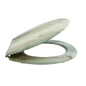 Toilet seat MDF OMBO Beige - Stainless steel hinges MSV