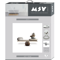 Abattant wc MDF SPIRIT - Charnières Inox MSV