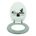 MSV WC-Sitz MDF SCOTT Dog Beige - Edelstahlscharniere