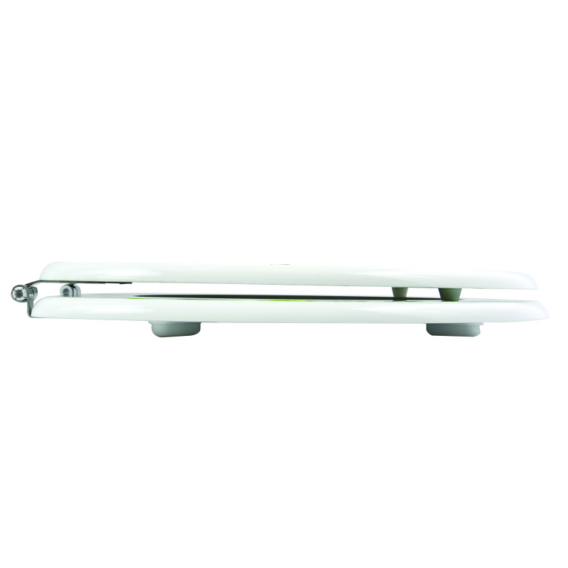 MSV WC-Sitz MDF SOFAIA Blumenmuster  Edelstahlscharniere