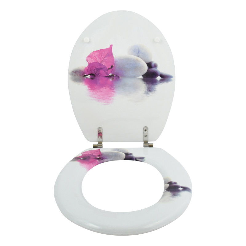 Toilet seat MDF Borneo  - Stainless Steel Hinges MSV