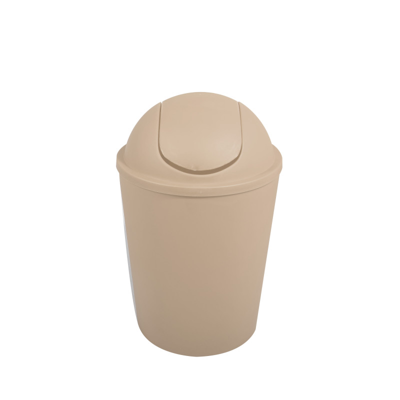 spirella Poubelle à  bascule AKO 5 5L Beige MSV