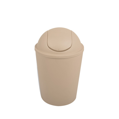 Poubelle à  bascule AKO 5,5L Beige MSV