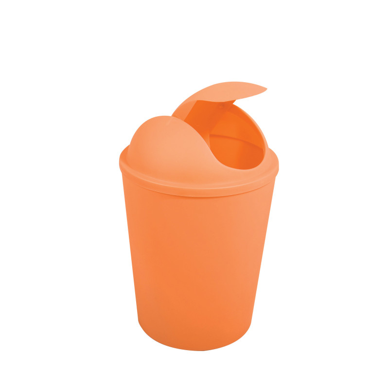 Papelera basculante 5,5L AKO Naranja MSV