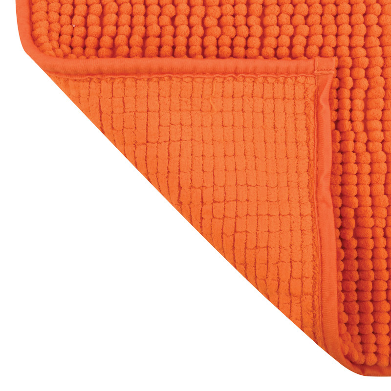 Microfiber bath mat CHENILLE 50x80cm Orange MSV