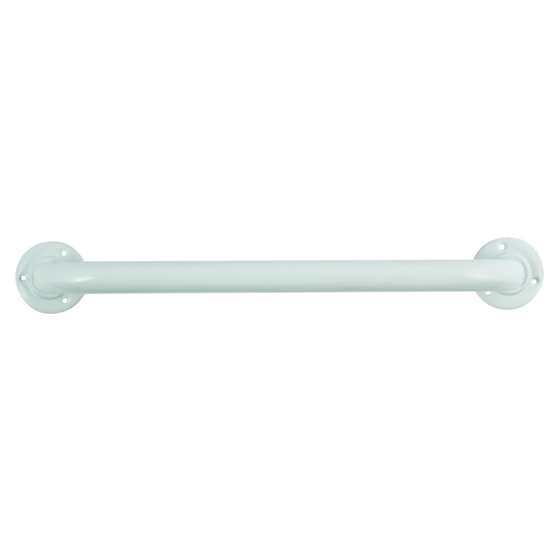 Barre de redressement ou d'appui Acier 60cm Blanc MSV