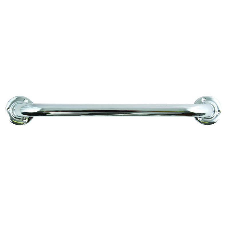 Barre de redressement ou d'appui Acier 60cm Chromé MSV