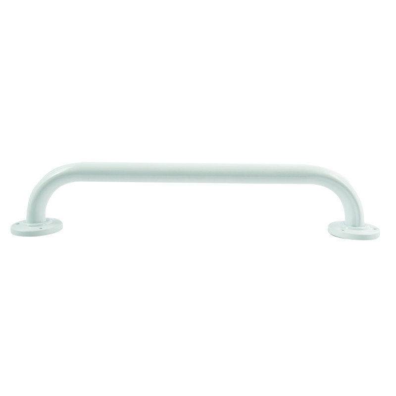 Barre de redressement ou d'appui Acier 40cm Blanc MSV