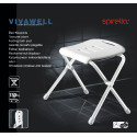 Chaise pliante rabattable de bain Chrome Spirella