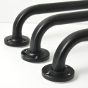 Barra de apoyo Acero 30cm Negro mate MSV