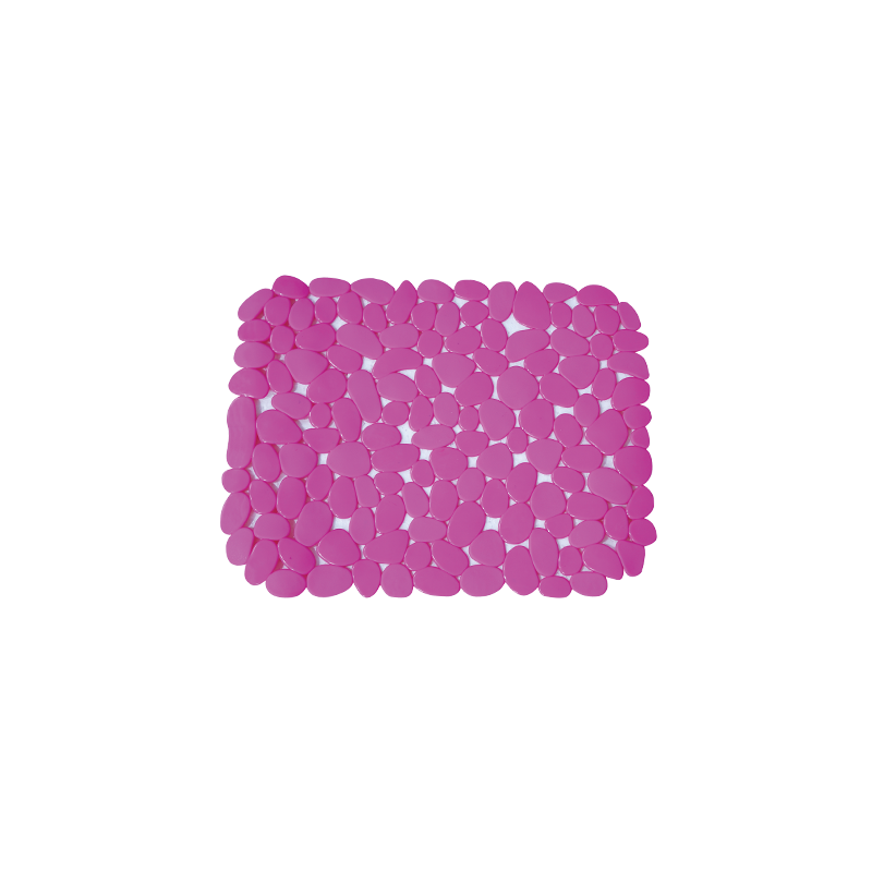 Fondo de fregadero de cocina de PVC GALET 40x31cm Rosa MSV
