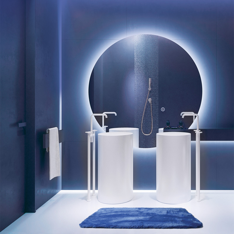 FINO tappeto da bagno in microfibra 50x80cm Royal Blue Spirella