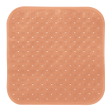 MSV Tapis Fond de douche antidérapant Caoutchouc CLASS 54x54cm Pêche