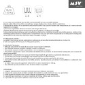 Siège de douche ajustable pliable MSV