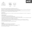Siège de douche ajustable pliable MSV