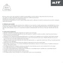 MSV Siège de douche Pliable