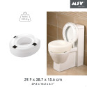 Rehausseur WC 15cm pour personne à  mobilité réduite - Max 100kg MSV