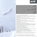 Suction tumbler support handle with safety indicator - Max 60kg MSV