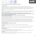 Suction tumbler support handle with safety indicator - Max 60kg MSV