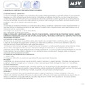 Mango de soporte de ventosa con indicador de seguridad - Max 60kg MSV