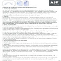 Suction tumbler support handle with safety indicator - Max 60kg MSV