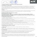 Suction tumbler support handle with safety indicator - Max 60kg MSV
