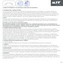 Suction tumbler support handle with safety indicator - Max 60kg MSV