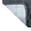 MSV Badematte PEBBLE Mikrofaser 40x60cm Dunkelgrau