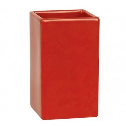 Spirella Goblet Ceramique QUADRO Rouge