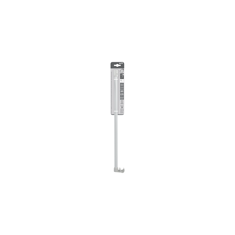 Suspente pour Barre de douche Alu 60cm Blanc MSV
