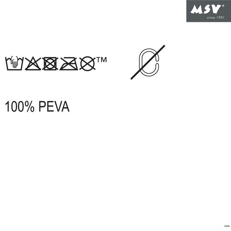 Rideau de douche PEVA ROMANA 180x180cm Lavande MSV