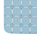 Alfombra de ducha antideslizante caucho reciclable QUADRO 54x54cm Azul MSV