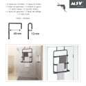 Porte serviettes spécial Paroi de douche ou Porte MSV