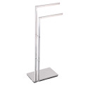 MSV Porte Serviettes 2 branches Acier SANTA CATARINA Chrome