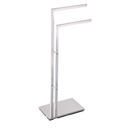 MSV Porte Serviettes 2 branches Acier SANTA CATARINA Chrome