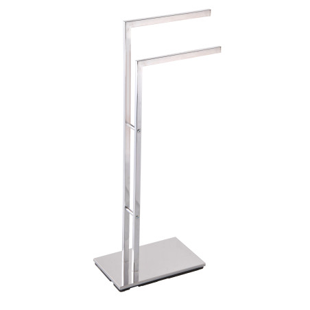 MSV Porte Serviettes 2 branches Acier SANTA CATARINA Chrome