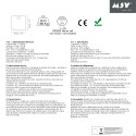 MSV Pèse Personne Verre SEAUVILLE Gris Clair