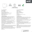 MSV Pèse Personne Verre SEAUVILLE Gris Clair