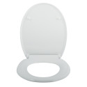 Thermo Dur WC Seat EASY CLEAN White - MSV Stainless Steel Hinges