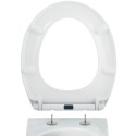 Copriwater WC Thermo Dur EASY CLEAN Bianco - Cerniere in acciaio inox MSV